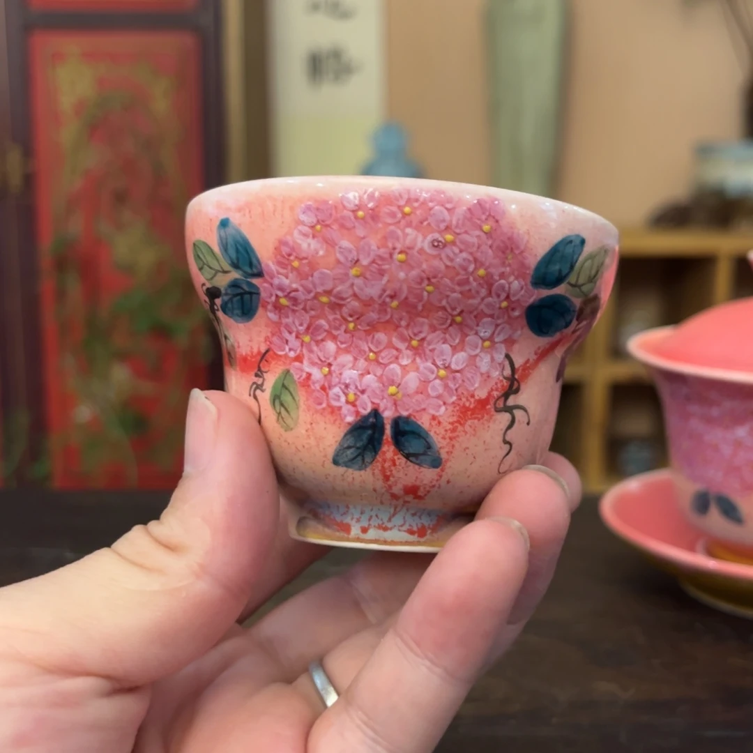 柴烧手工手绘陶瓷