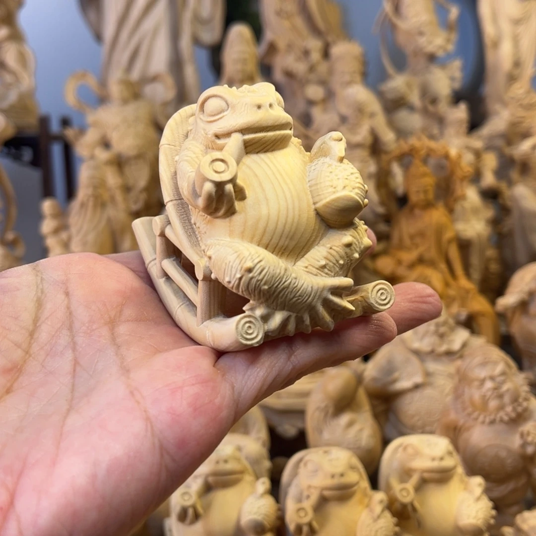 百***k木小叶黄杨木摇摇椅有瑕