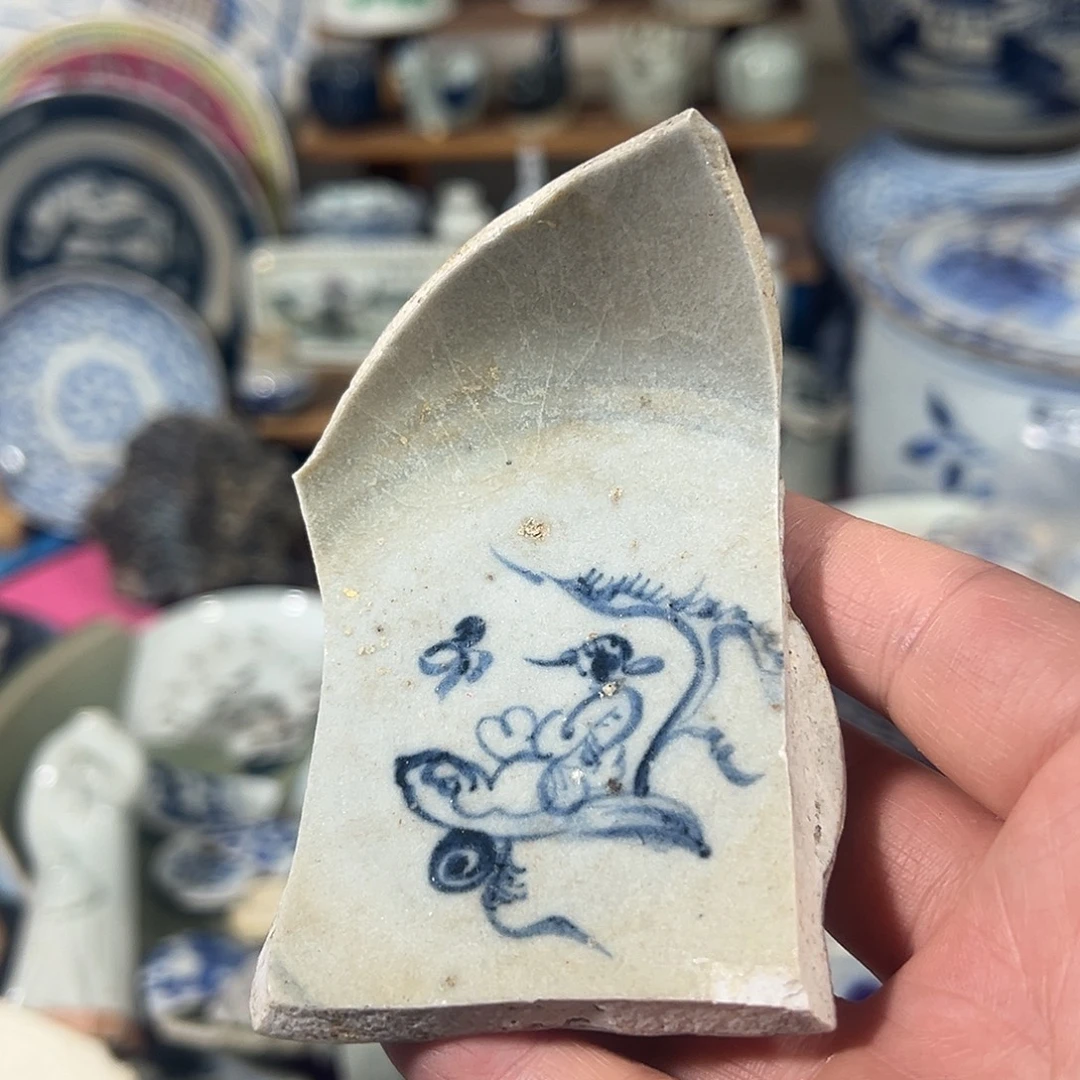 摆件陶瓷片标本，全场包邮
