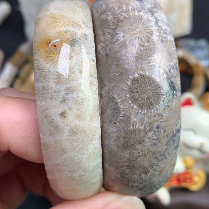 【闪购商品】硅化珊瑚（珊瑚玉）手镯未镶嵌刘*岁