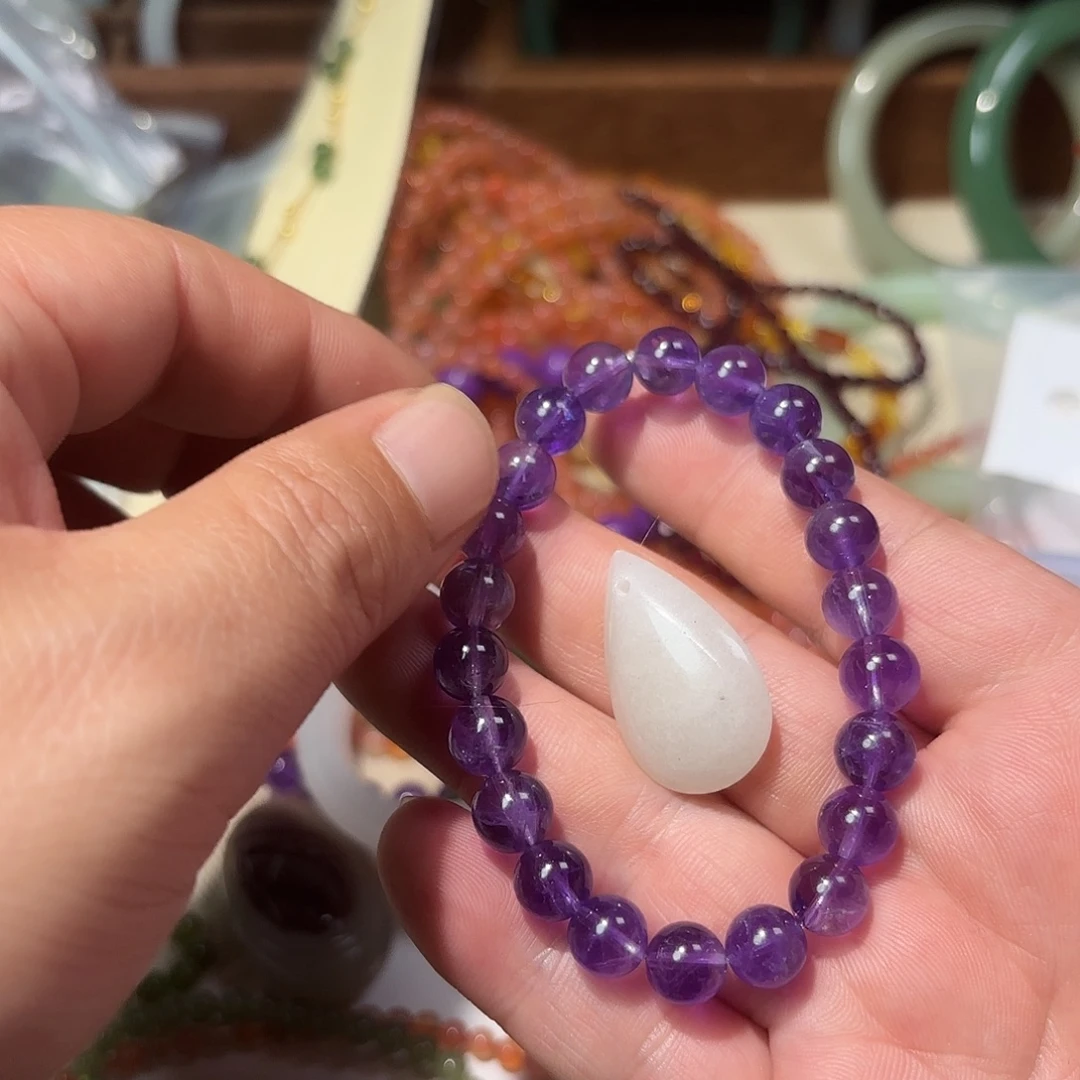 已***置石英质玉未镶嵌手链