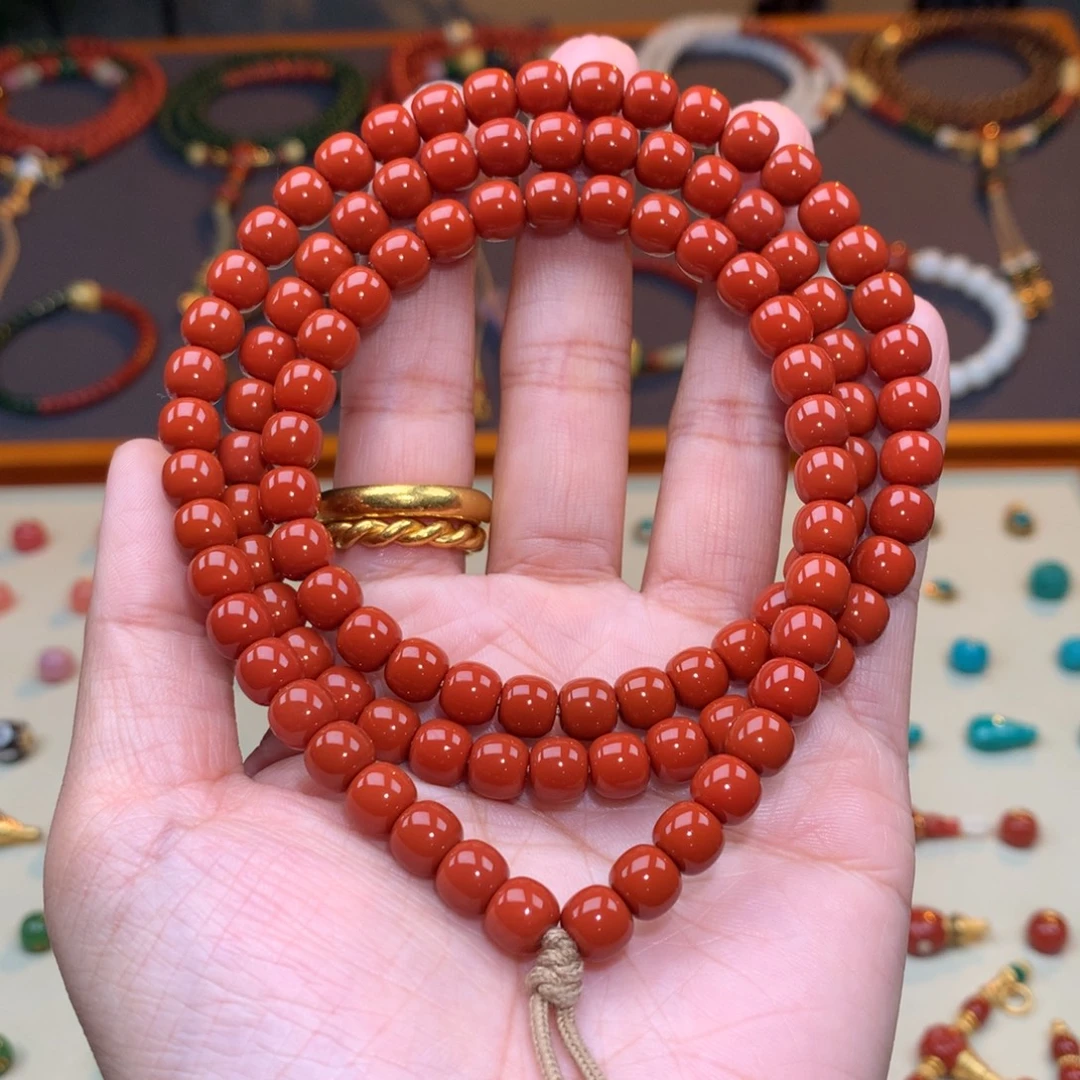 南红玛瑙未镶嵌颈饰