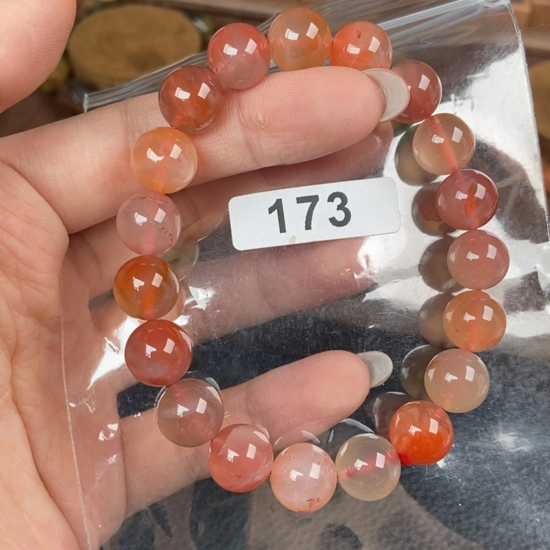 南红玛瑙未镶嵌手链卡10.8