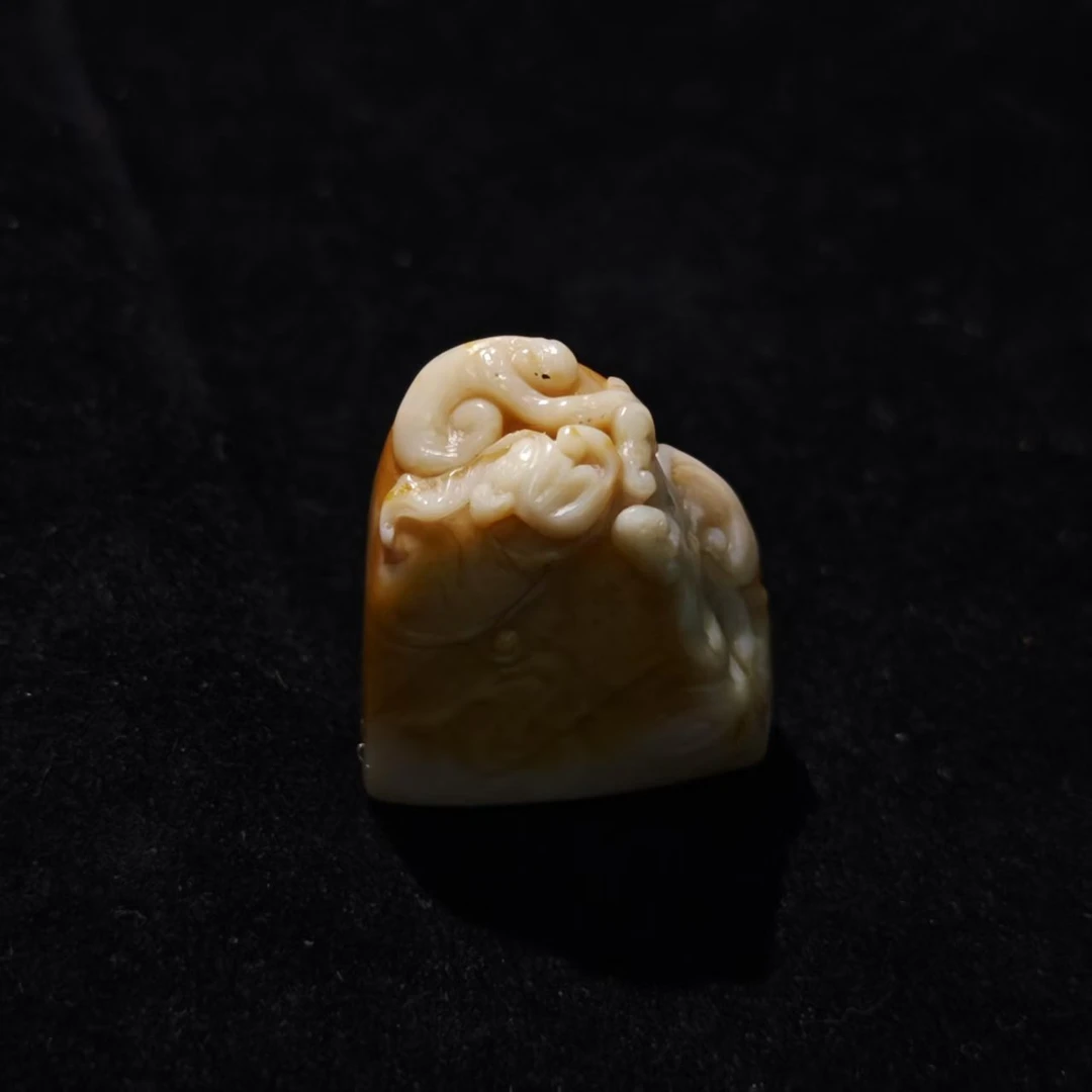 lot67田黄石福禄双全/保利