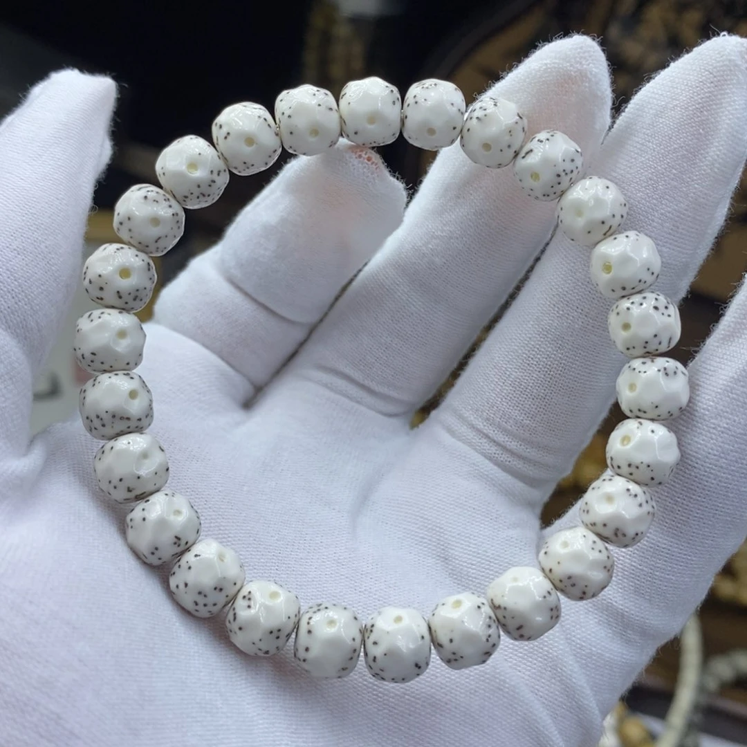 手串星月菩提S级 9改原生态大眼睛月朗星稀手工雕刻