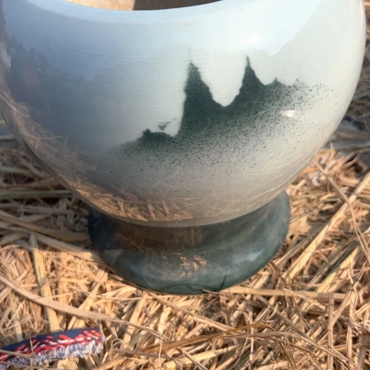 红陶景德镇花盆微瑕