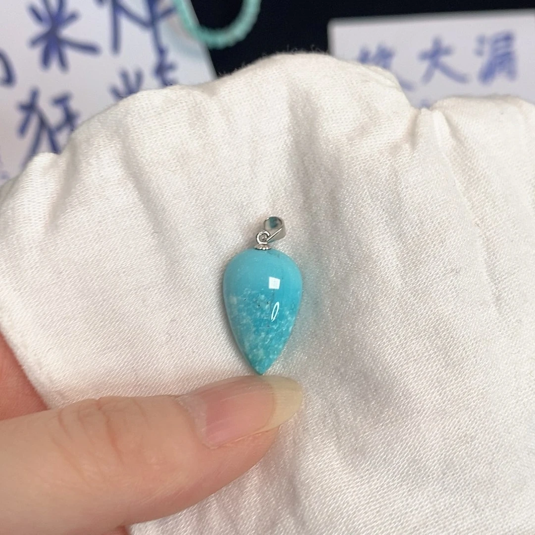 绿松石银S925镶嵌珠宝奇石