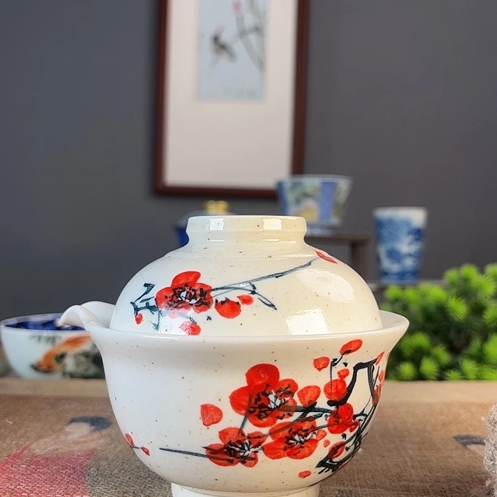 摆件景德镇陶瓷茶杯多