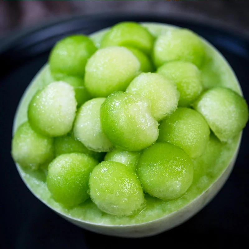 【果农直发】山东头茬冰淇淋口感玉菇甜瓜 现摘现发 坏果包赔送挖勺