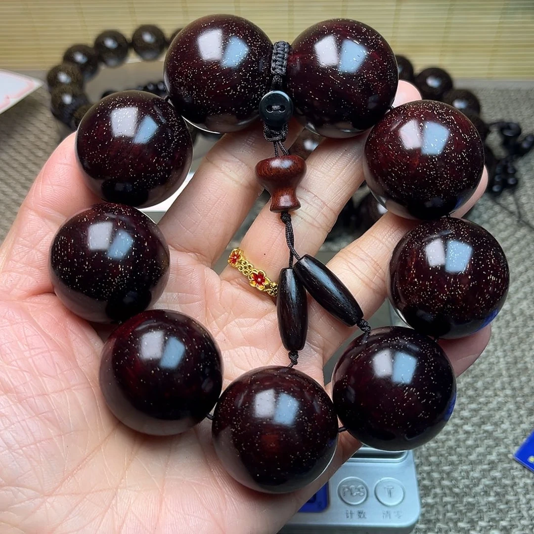 檀香紫檀（小叶紫檀）3.0 9颗 满星