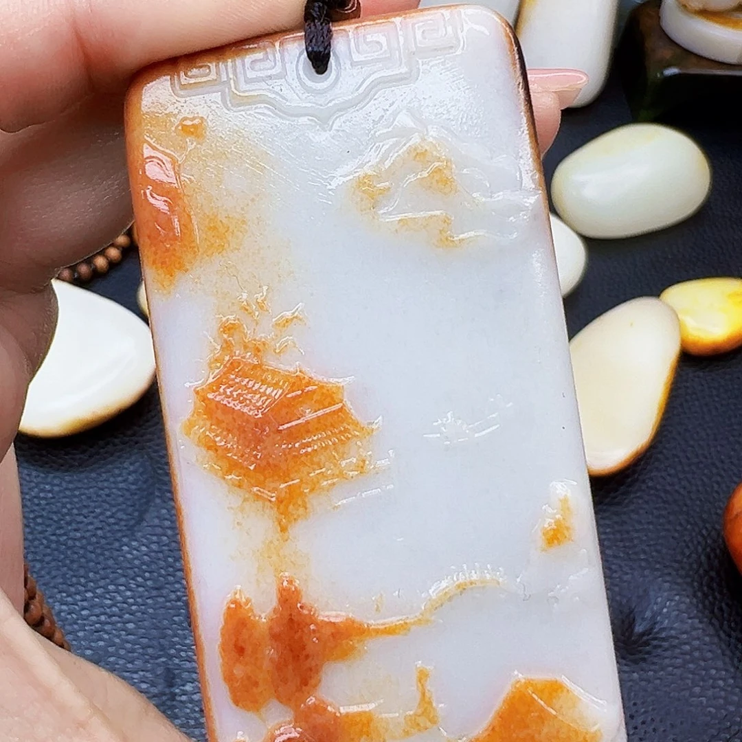 和田玉挂件未镶嵌