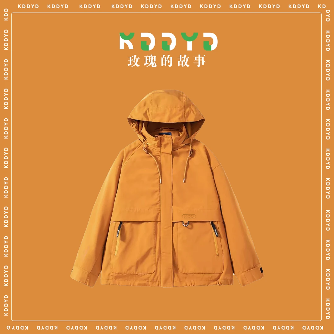 《真 · 玫瑰的故事》黄亦玫同款户外情侣休闲外套夹克 6868