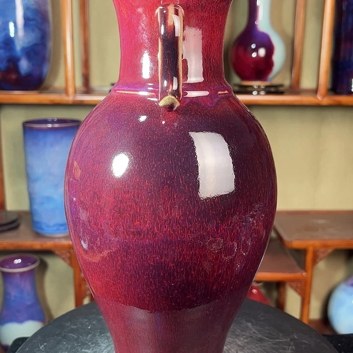 瓷片不*道钧瓷手工艺品杯子