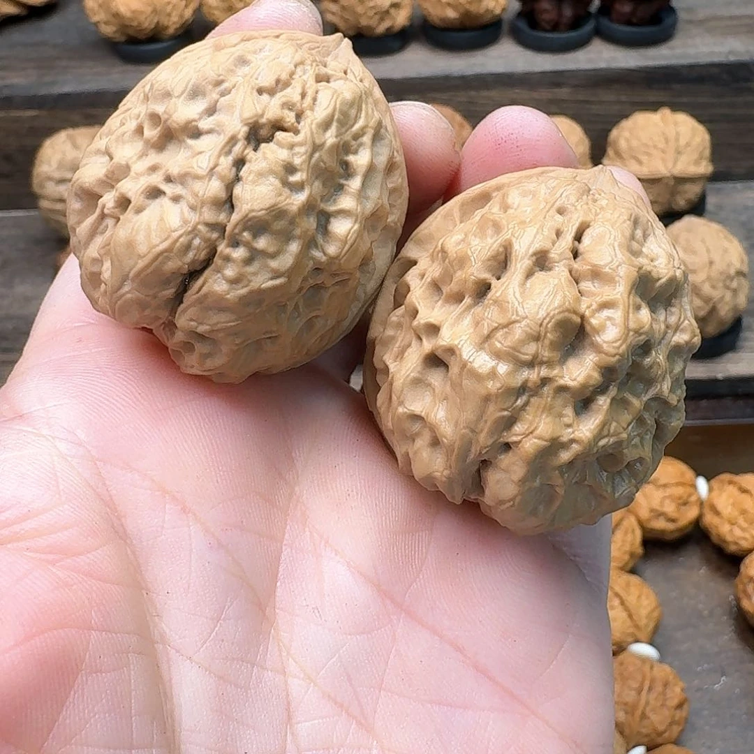 文玩核桃吊坠18赤龙金蟾40尺寸