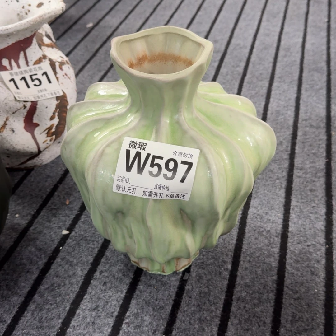 摆件花器默认无孔微瑕编号597