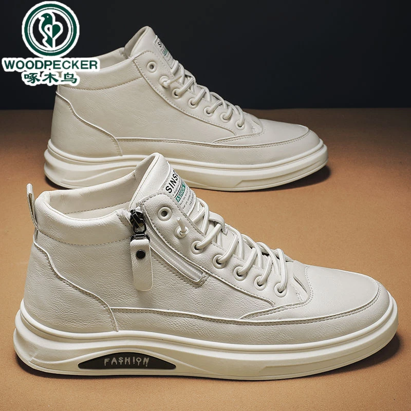 【正品】啄木鸟秋季新款男鞋英伦风休闲男鞋百搭休闲男鞋秋冬季爆款