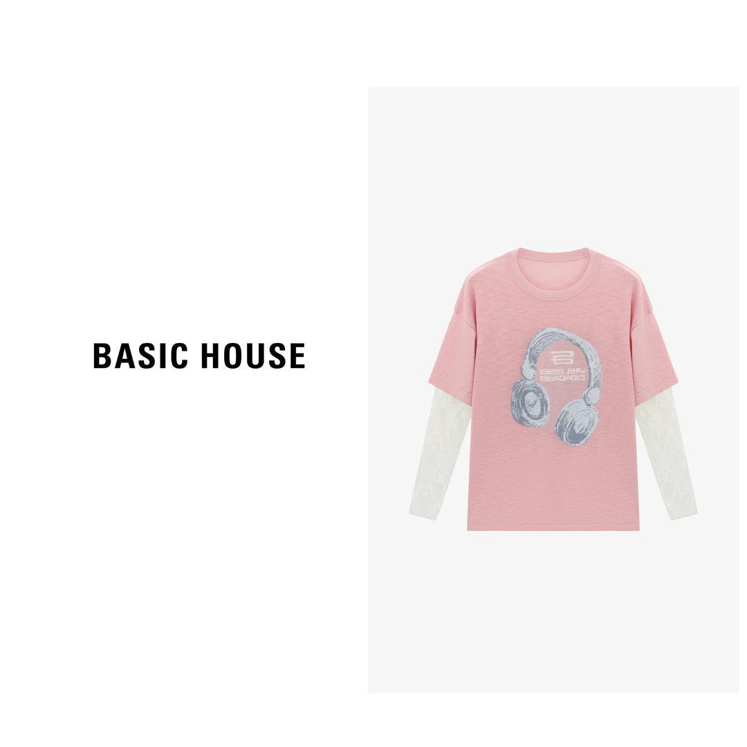 Basic House/百家好夏季新款设计时尚长袖针织衫-B0625H5X982