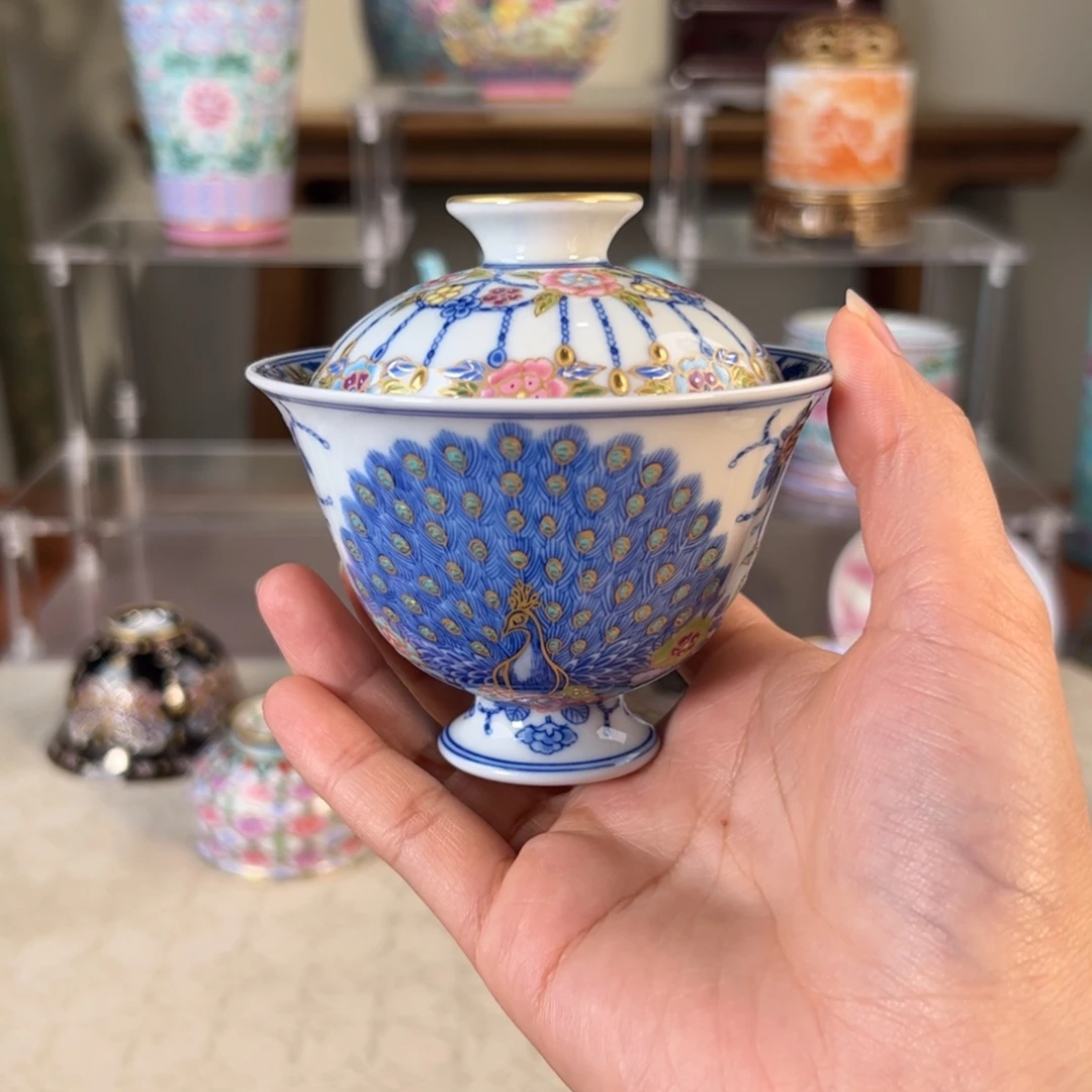纯手工手绘 高端茶器