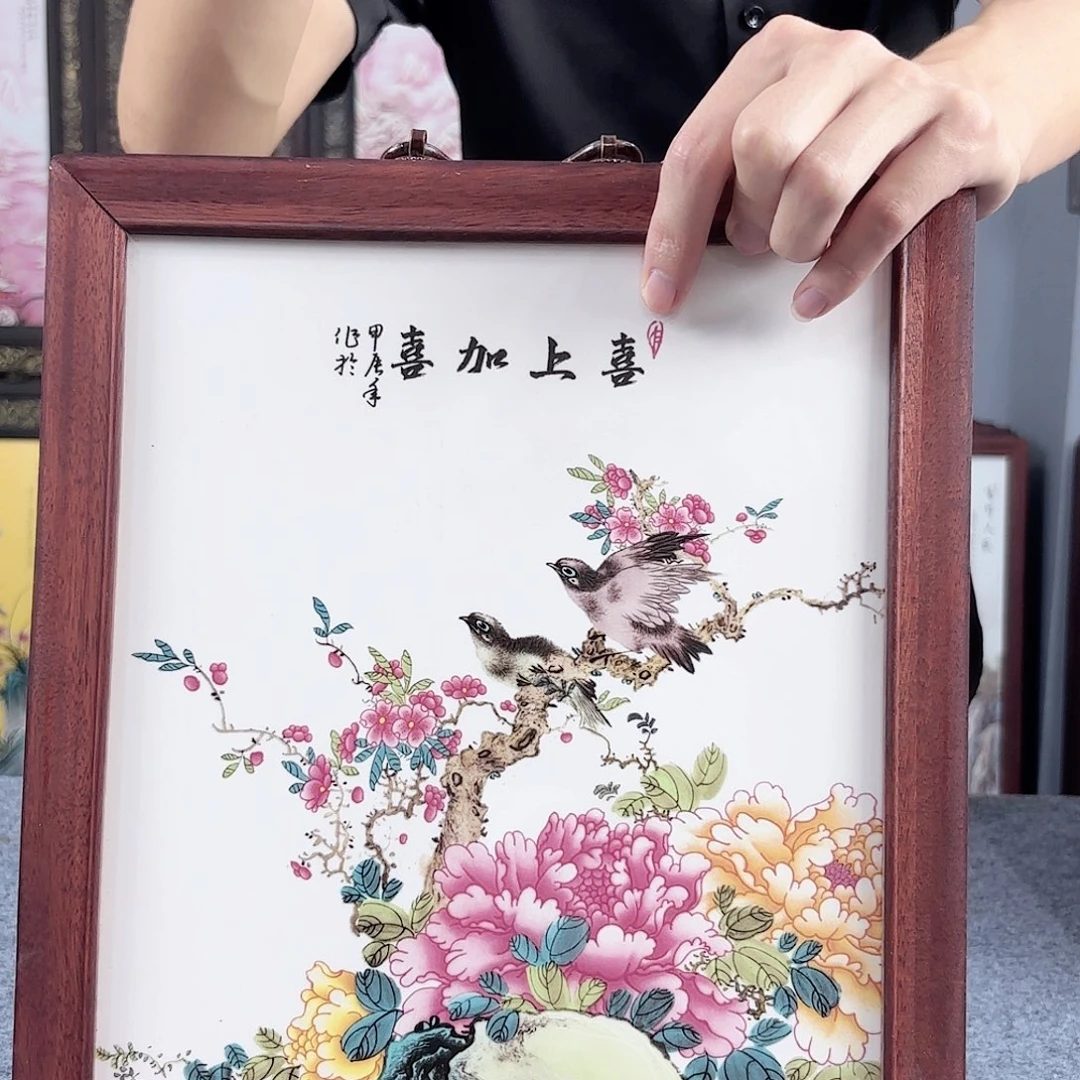摆件景德镇陶瓷瓷板画