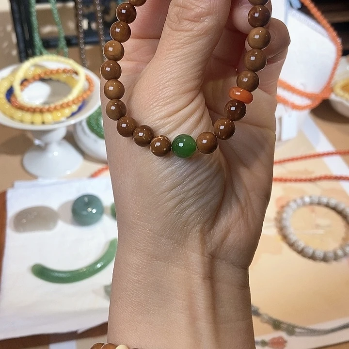 和田玉（糖玉）手链未镶嵌串