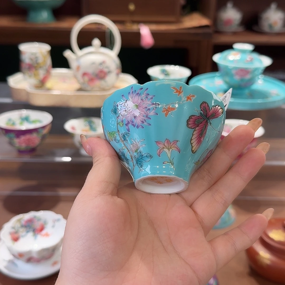 家***谢珐琅彩主人杯茶具系列
