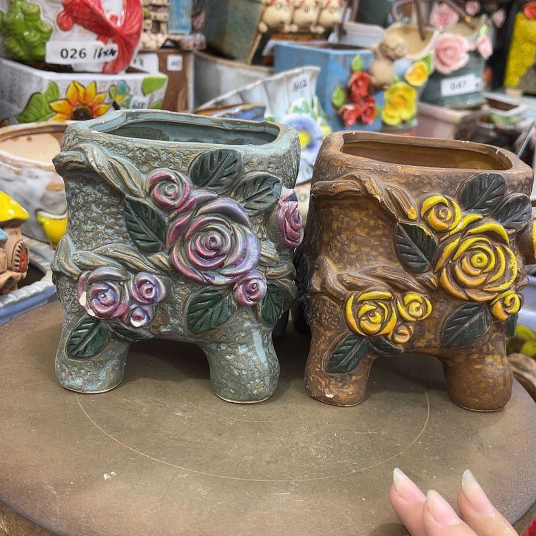 粗陶多肉花盆花盆