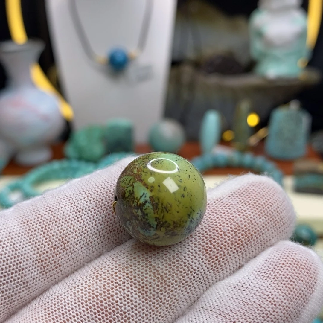 绿松石未镶嵌珠宝半成品