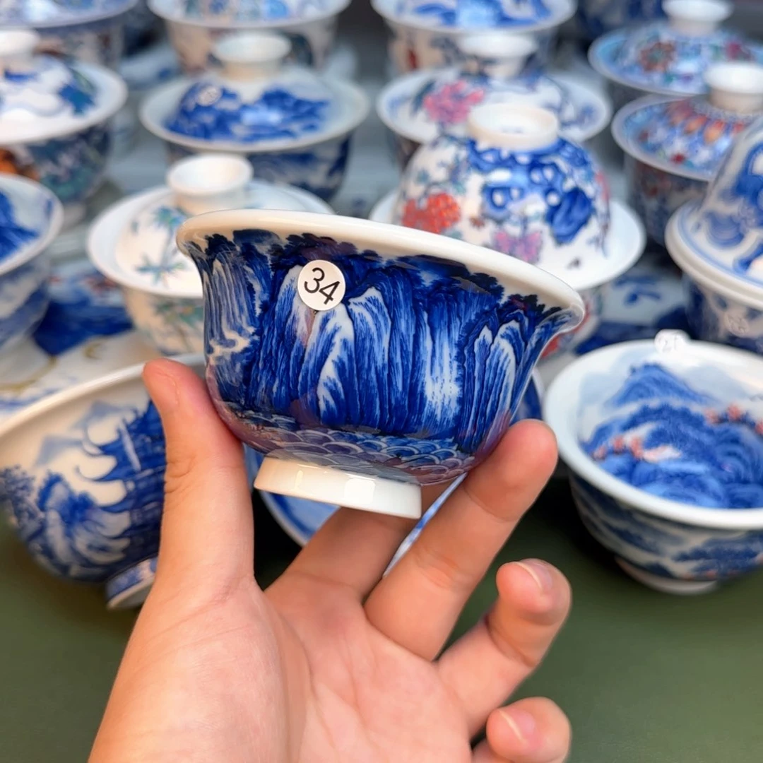 彦祖纯手工手绘茶具34