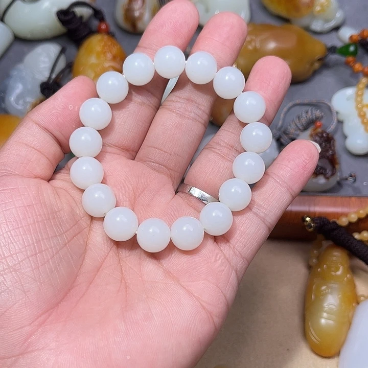 煤***罐颈饰未镶嵌和田玉