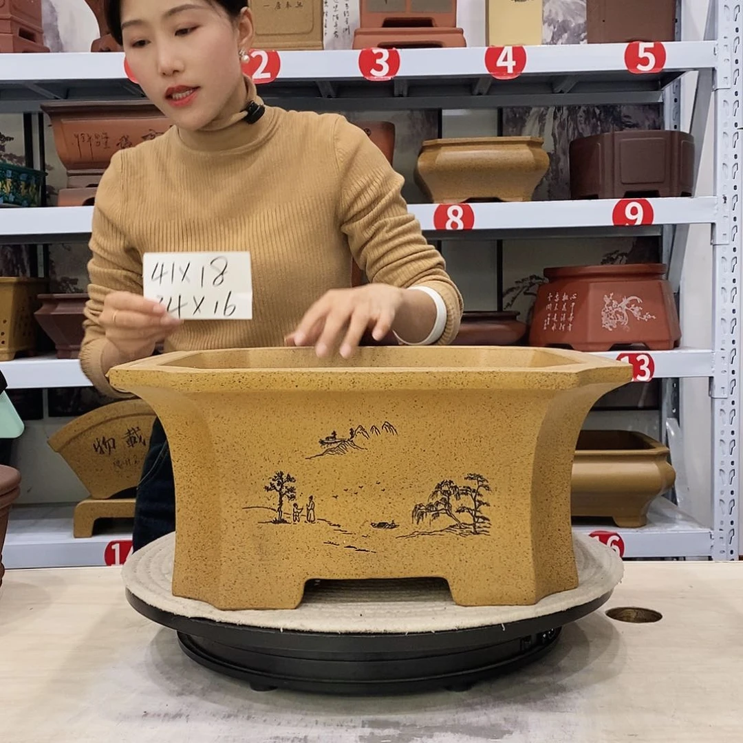 紫砂花盆紫砂花盆