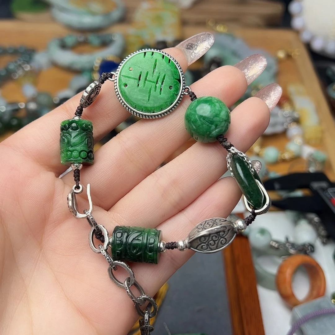 翡翠吊坠(赠链)未镶嵌用****7吊坠