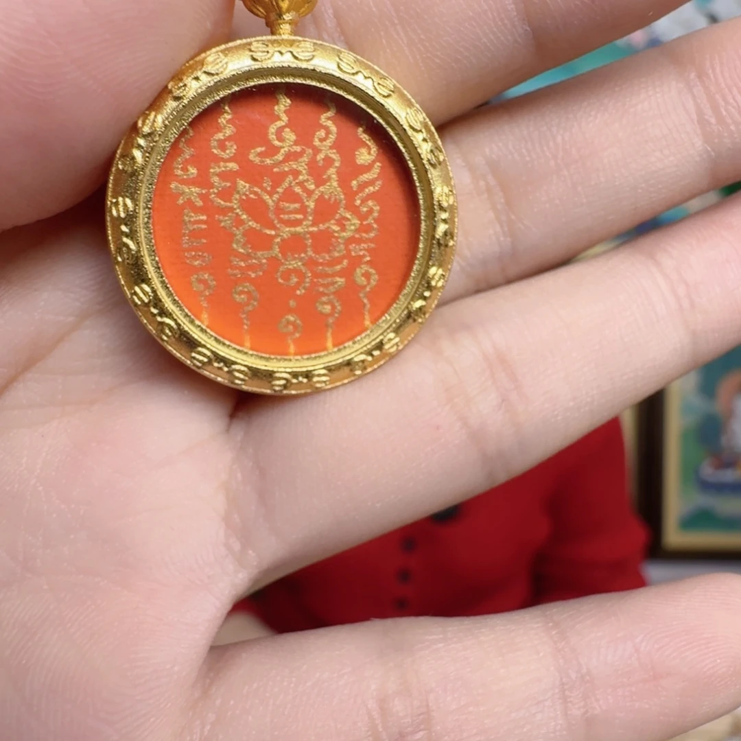 吊坠五条-热贡纯手绘