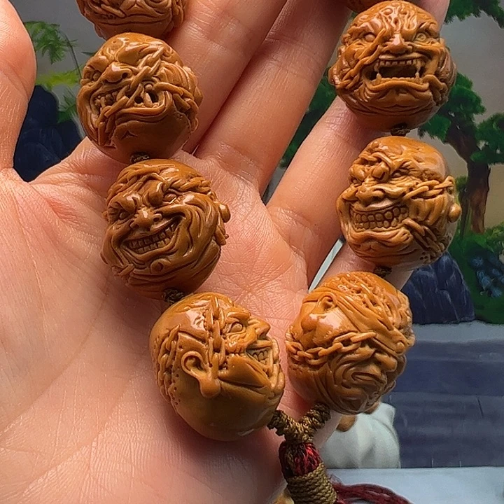 上***鱼橄榄核手串/手链橄榄核