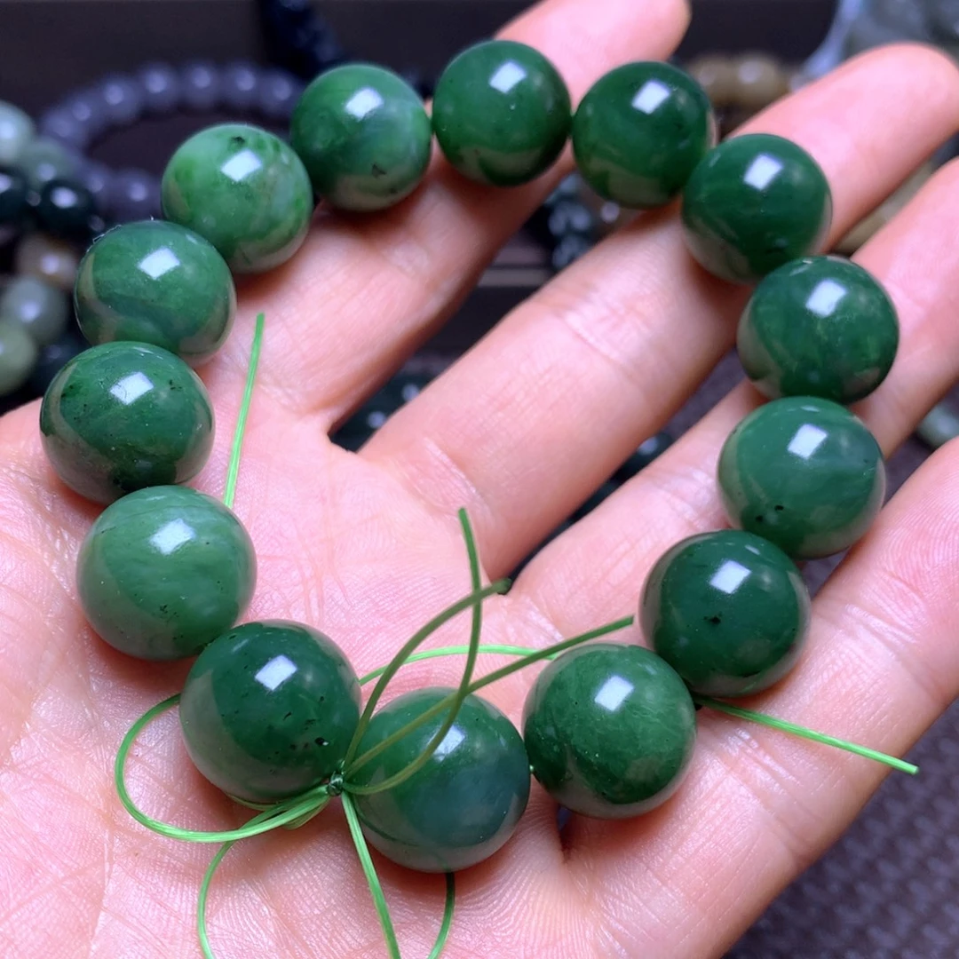 和田玉未镶嵌手串16