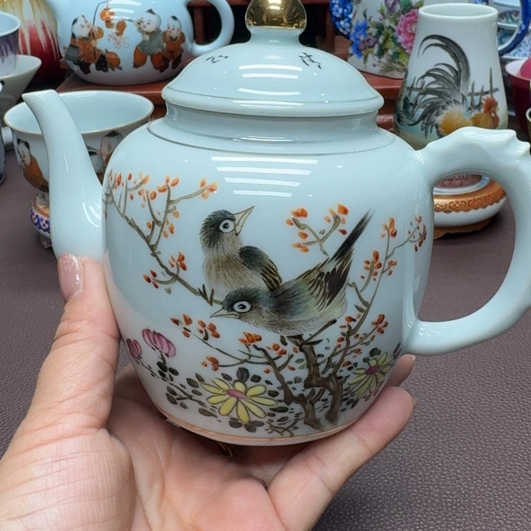 瓷片景德镇仿古手工制作精品展示