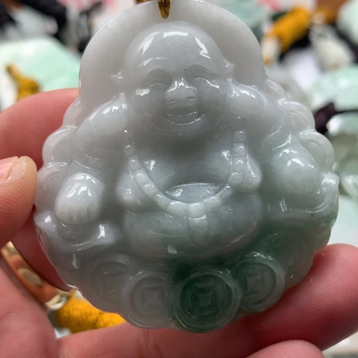 颈饰未镶嵌翡翠保真天然a货翡翠