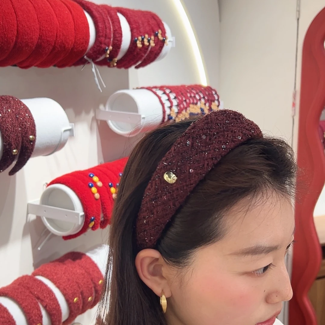 布艺铁合金发箍哦