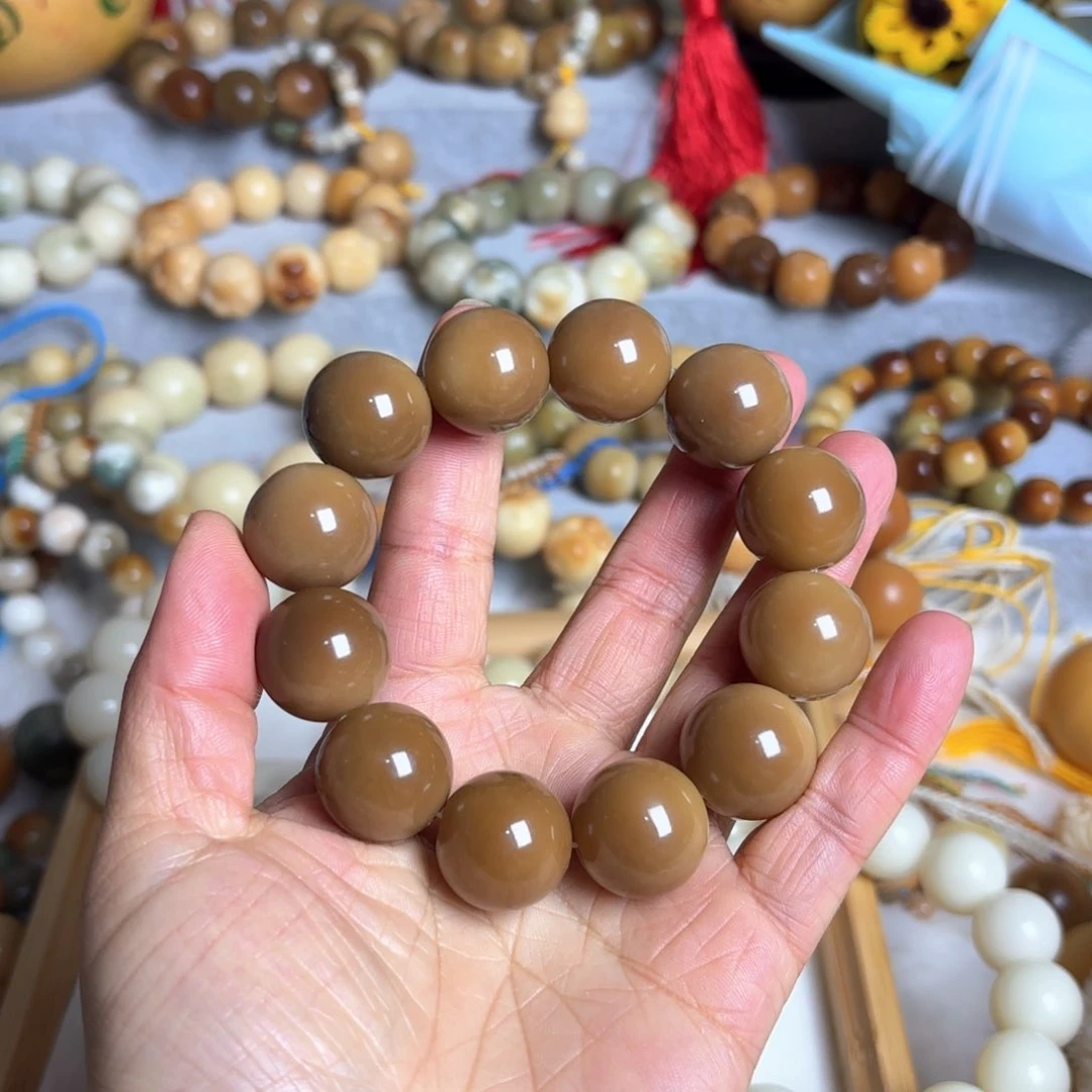 菩提根/象牙果手串懒*风化果