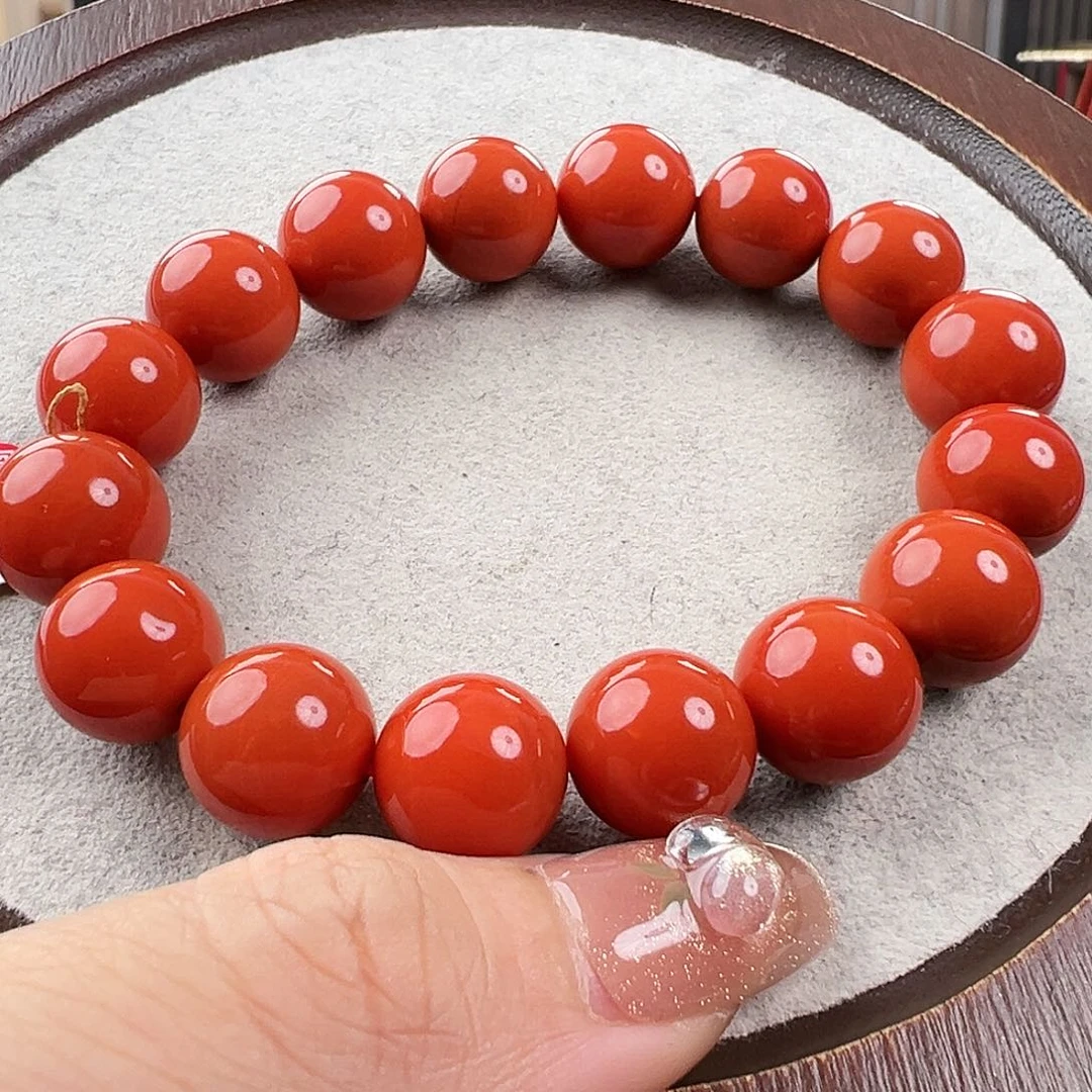 南红玛瑙手串未镶嵌