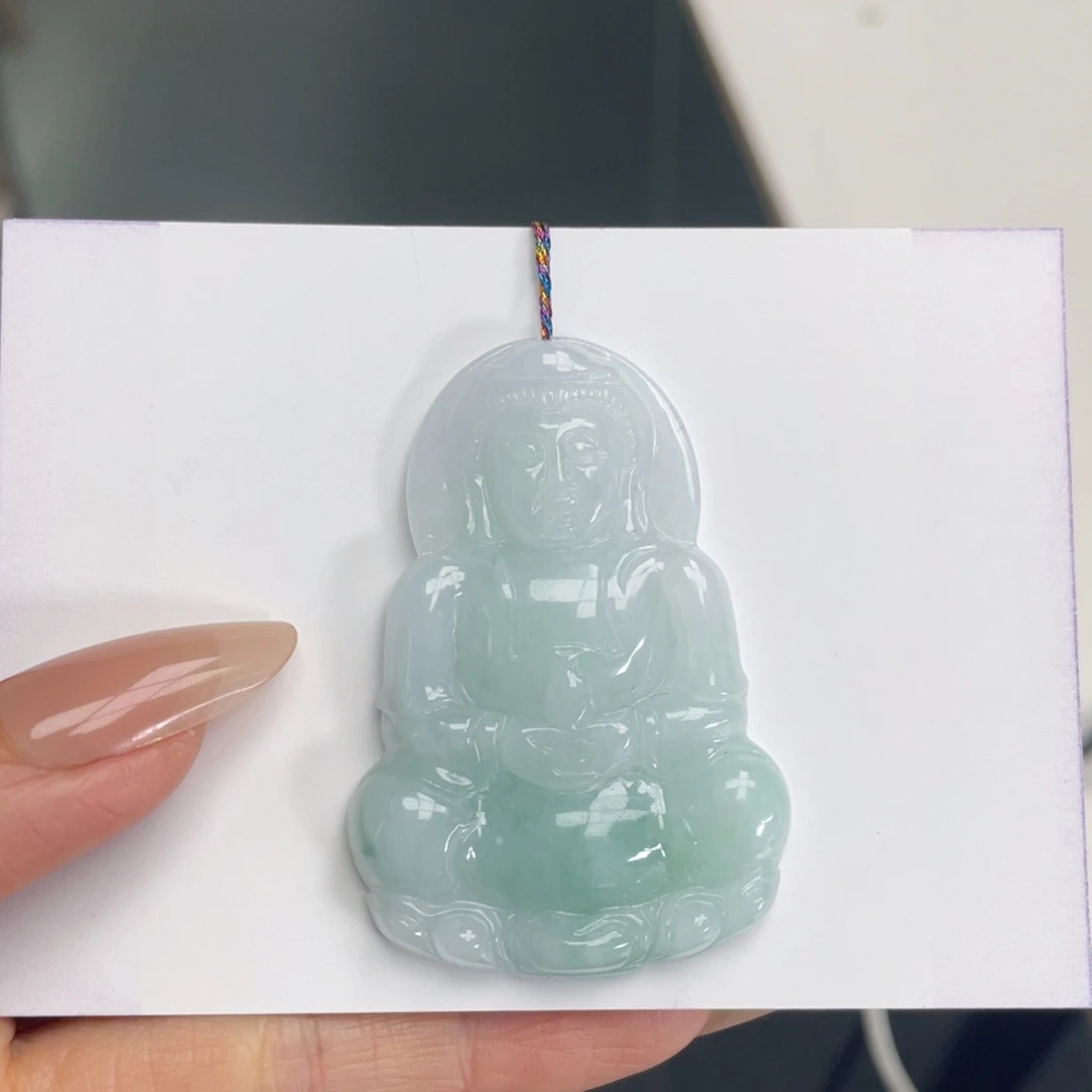 翡翠颈饰未镶嵌观音