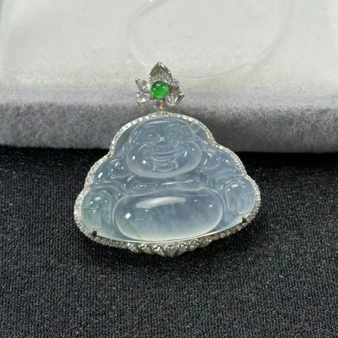 【睿泽鉴宝】18K翡翠吊坠  FZB0118-658