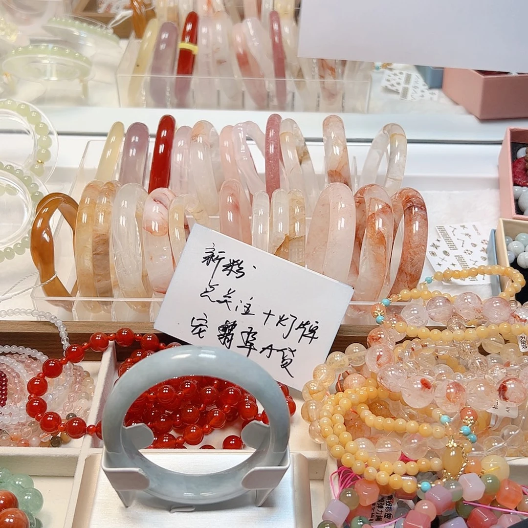 弼***温玛瑙/玉髓合金耳钉