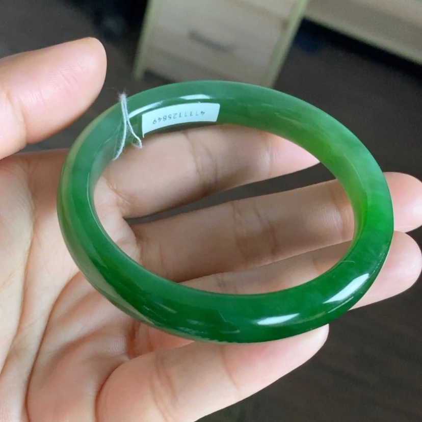 【闪购商品】未镶嵌手镯和田玉（碧玉）