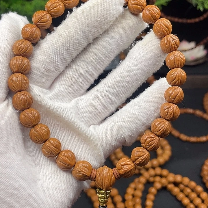 简***福桃核吊坠秦岭龙纹桃核