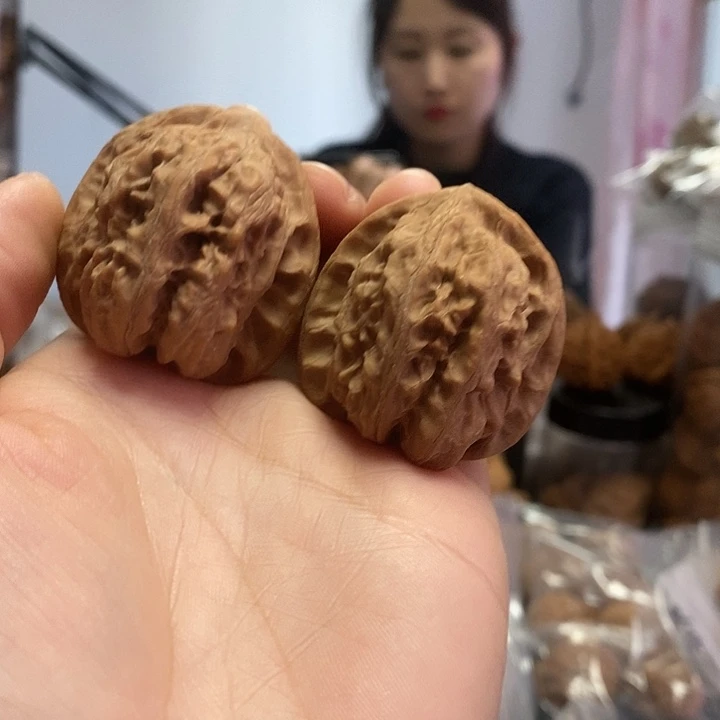 文玩核桃把件39靠山王小众蜡皮