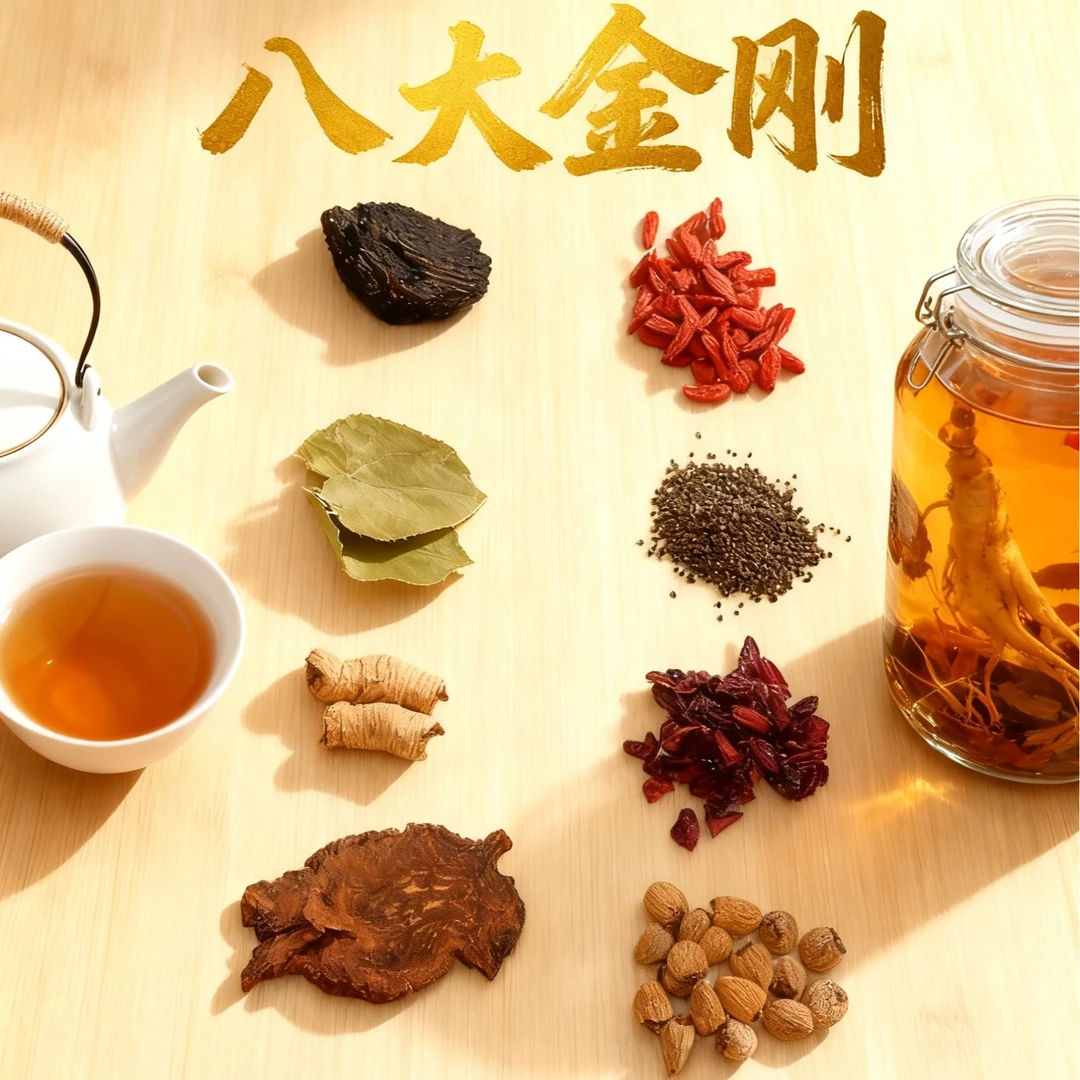 八大金刚可搭配枸杞子泡水泡茶养生
