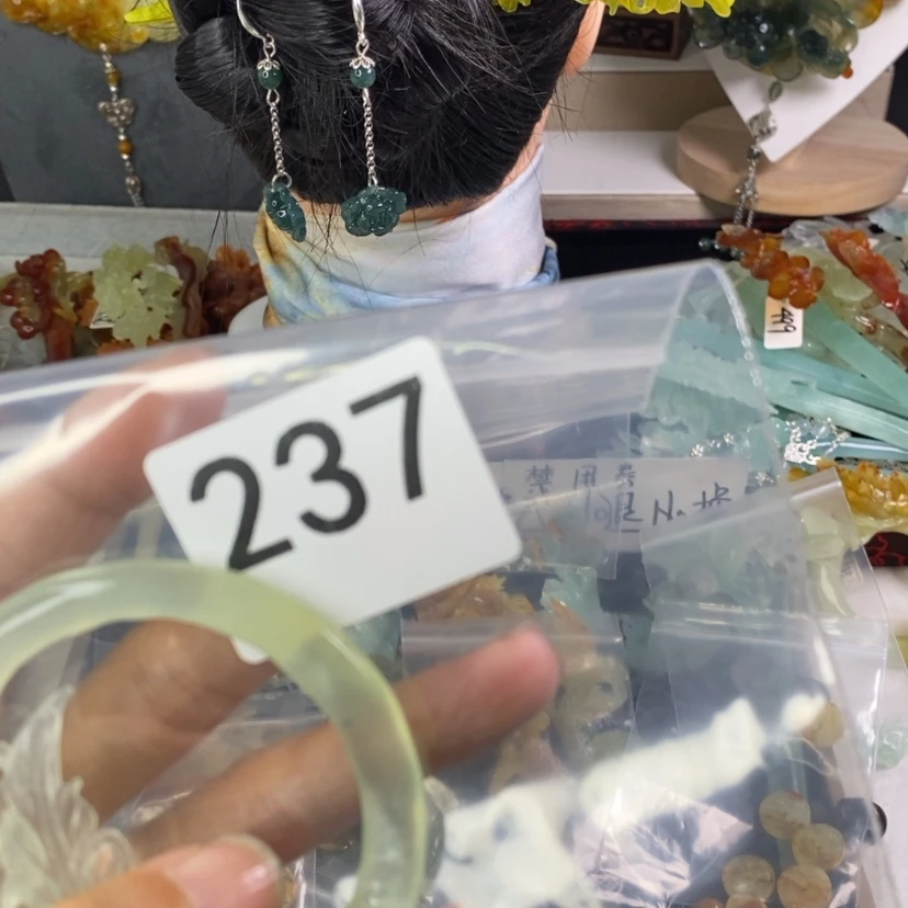 【闪购商品】岫玉发饰未镶嵌?*初