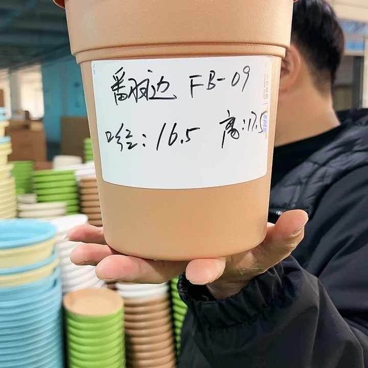 正品翻边口16高17白色8个无托