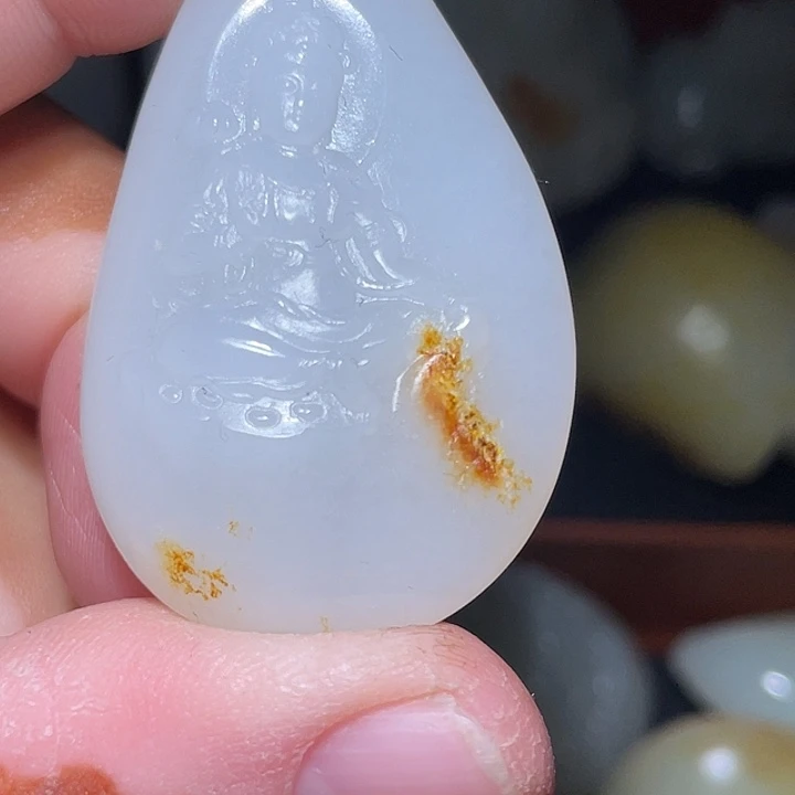 七***和田玉（白玉）未镶嵌车挂