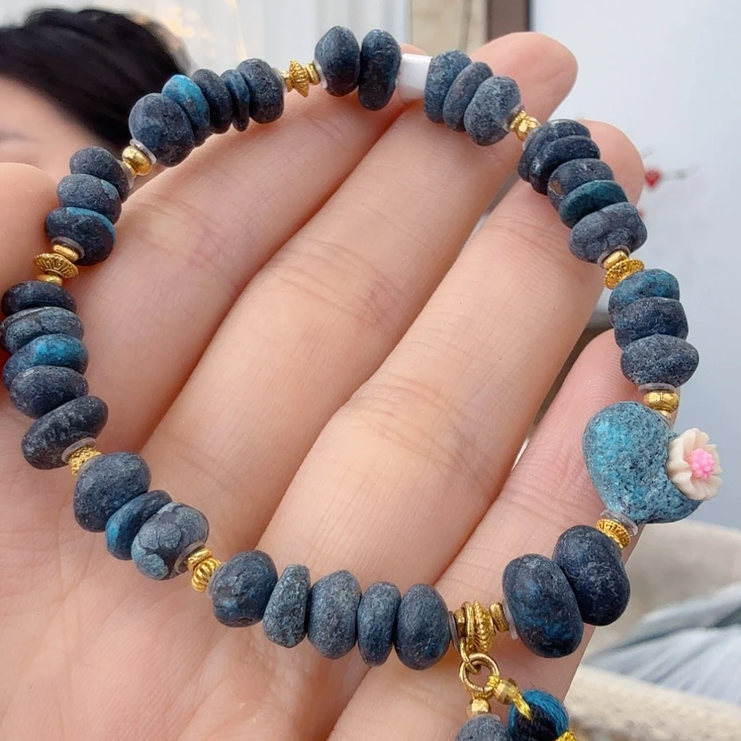 绿松石18K金镶嵌珠宝奇石